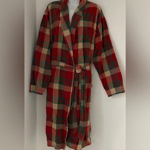 LLBean Flannel Men’s Robe Size Large